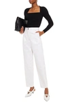 VICTORIA BECKHAM HIGH-RISE TAPERED JEANS,3074457345624737597