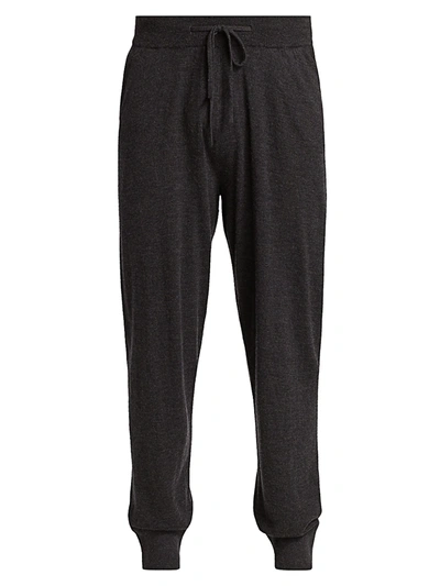 Saks Fifth Avenue Collection Lightweight Cashmere Joggers In Anthracite