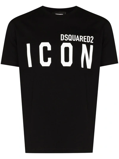 DSQUARED2 ICON LOGO-PRINT T-SHIRT