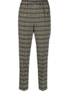 CHRISTIAN WIJNANTS PERUN ABSTRACT-PRINT TROUSERS