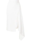 MONSE SLICED RIBBED KNIT SKIRT