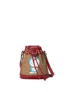 Gucci X Doraemon Mini Bucket Bag In Neutrals