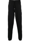 Soulland Black Logo Cotton-blend Sweatpants In Black