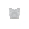 AHMWORLD OPEN BACK MIDI BRA IN GRAY