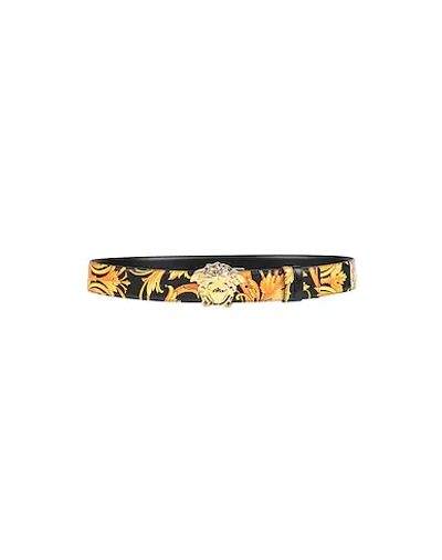 Versace Regular Belt In Black