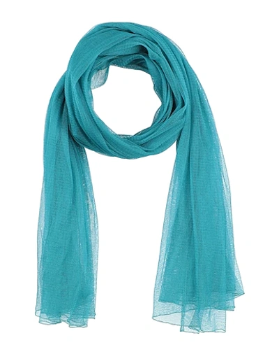 Alberta Ferretti Stoles In Deep Jade