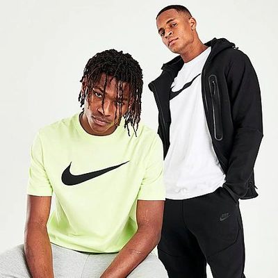 Nike Sportswear Icon Swoosh T-shirt In Light Liquid Lime/black