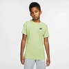 Nike Kids'  Boys' Sportswear Logo T-shirt In Light Liquid Lime/black