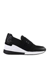 Michael Michael Kors Felix Scuba And Mesh Trainer In Black
