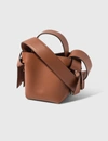 Acne Studios Micro Musubi Crossbody Bag In Brown