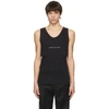 ETUDES STUDIO BLACK 'ÉTUDES PARIS' PIPPEN TANK TOP