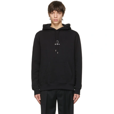 Etudes Studio Logo-print Organic Cotton Hoodie In Black