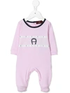 AIGNER LOGO-PRINT BABYGROW