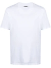 Jil Sander V-neck Cotton T-shirt In White