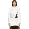 R13 WHITE ANTON CORBIJN EDITION U2 MIAMI CAPE HOODIE