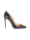 CHRISTIAN LOUBOUTIN CHRISTIAN LOUBOUTIN WOMEN'S BLACK LEATHER PUMPS,3200610BK01 38.5