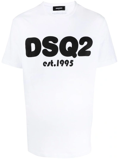 Dsquared2 Dsq2 Cotton T-shirt In White
