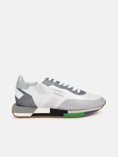Ghoud Colour-block Panelled Low-top Trainers In White