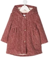CHLOÉ CHECKED SINGLE-BREASTED COAT