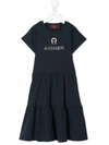 AIGNER TIERED LOGO T-SHIRT DRESS