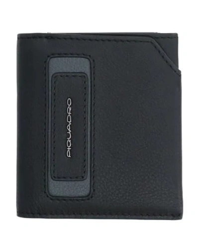 Piquadro Wallets In Black