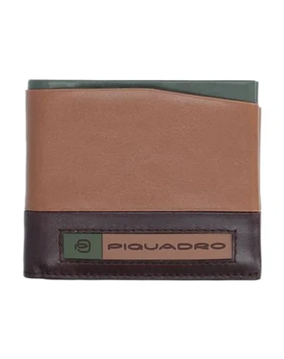 Piquadro Wallets In Brown