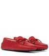 TOD'S GOMMINO LEATHER MOCCASINS,P00539058