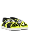 MOSCHINO LEATHER SANDALS,P00543187