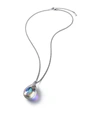 BACCARAT STERLING SILVER AND CRYSTAL PSYDÉLIC IRIDESCENT NECKLACE,15023007