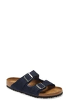 Birkenstock Arizona Soft Footbed Sandal In Navy