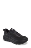 Hoka One One Bondi 7 Running Shoe In Black/ Black