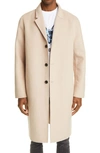 Ksubi Beige Wool Mogul Coat In Beige
