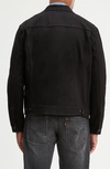 Levi's Sherpa Lined Regular Fit Denim Jacket In Berk In Dark Horse Trucker