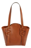 CHLOÉ SMALL DARRYL LEATHER TOTE,C21SS346H5H