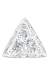 MARIA TASH DIAMOND TRIANGLE SINGLE STUD EARRING,35170
