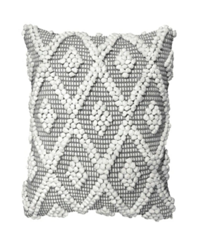 Lush Decor Adelyn Decorative Single Pillow Cover, 20" X 20" In Gray