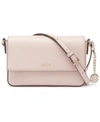 DKNY SUTTON LEATHER BRYANT FLAP CROSSBODY, CREATED FOR MACY'S