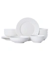 Pfaltzgraff Haisley 12 Pc. Dinnerware Set, Service For 4 In White