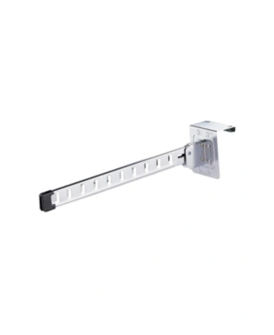 Neu Home Over The Door Fold Down Hanger In Silver-tone