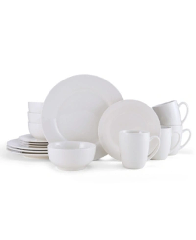 Pfaltzgraff Kendall 16 Piece Dinnerware Set, Service For 4 In White