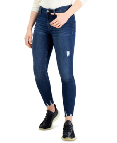 Kendall + Kylie Kendall + Kyle Juniors' Mid-rise Skinny Ankle Jeans In Fresh Start