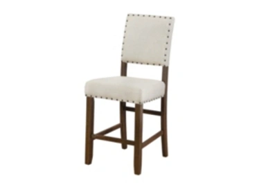 Furniture Of America Langly Upholstered Dining Chair (set Of 2) In Beige