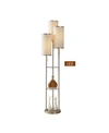ARTIVA USA ELEANOR 66" LED TRI-LIGHT SHELF FLOOR LAMP