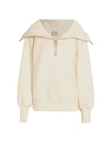 Varley Vine Ottoman Half Zip Pullover In Ivory