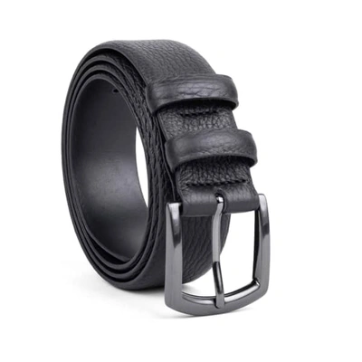 Dalgado Handmade Leather Belt Black Laurent