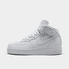 Nike Men's Air Force 1 Mid '07 Casual Shoes In White