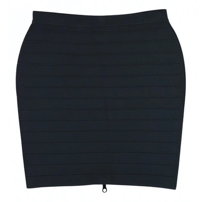 Pre-owned Christopher Kane Mini Skirt In Black