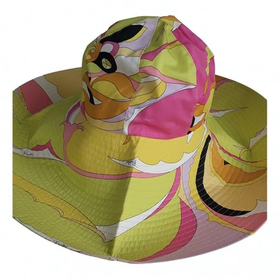 Pre-owned Emilio Pucci Multicolour Cotton Hat
