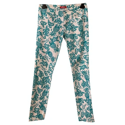 Pre-owned Fiorucci Trousers In Multicolour