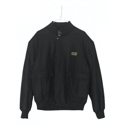 Pre-owned Longchamp Wool Jacket In Black